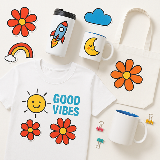 20 Best Print-On-Demand Products You Can Create Using Clipart PNGs