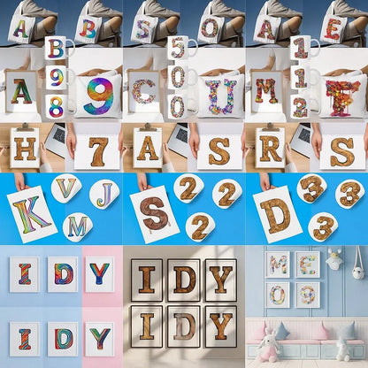Alphabet And Numbers Mega Bundle: 10,000+ PNG Letters & Sets (Lifetime Access, Commercial Use)