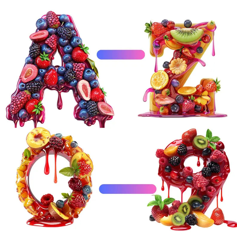 Alphabet And Numbers Mega Bundle: 10,000+ PNG Letters & Sets (Lifetime Access, Commercial Use)