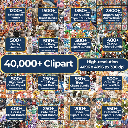 Entire Shop Mega Bundle: 90,000+ Designs (Lifetime Access, Instant Download, Commercial Use)