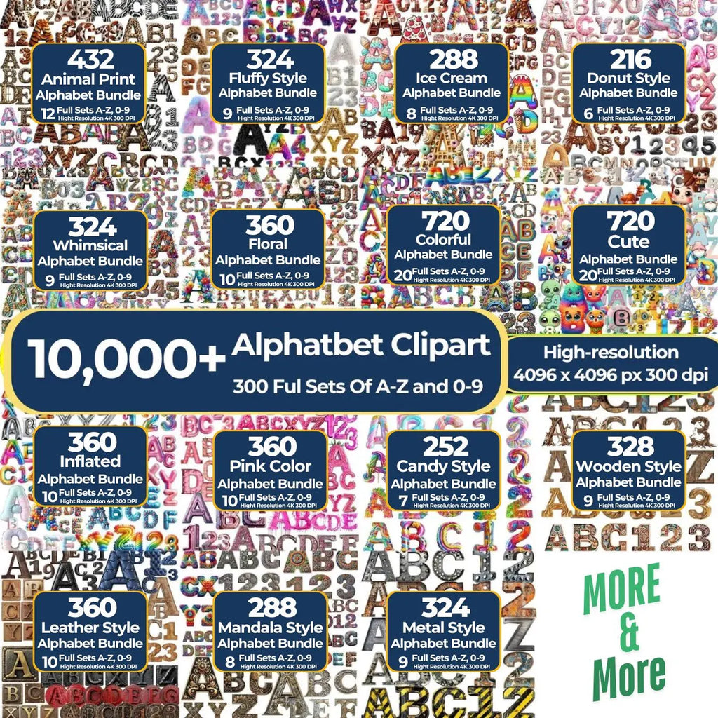 90,000+ Ultimate Design Bundle | Clipart, Patterns, Stickers & More