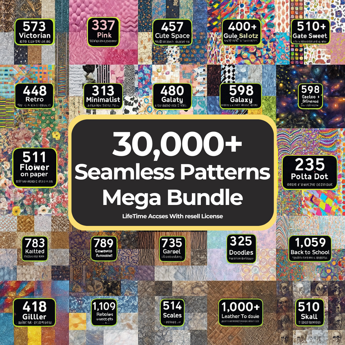 SeamlessPatternsMegaBundle