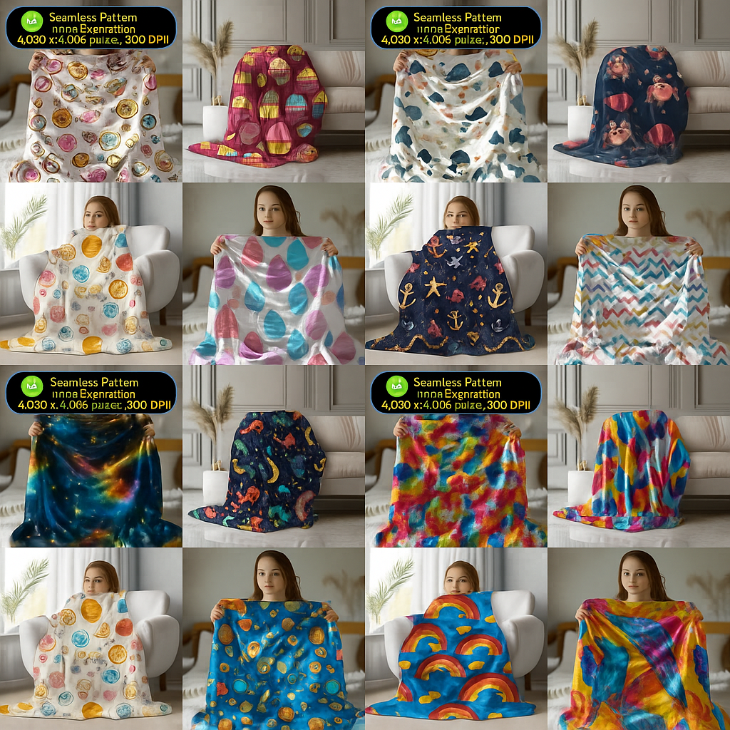 Seamless Patterns Mega Bundle: 30,000+ Digital Papers & Backgrounds (Lifetime Access, Commercial Use)