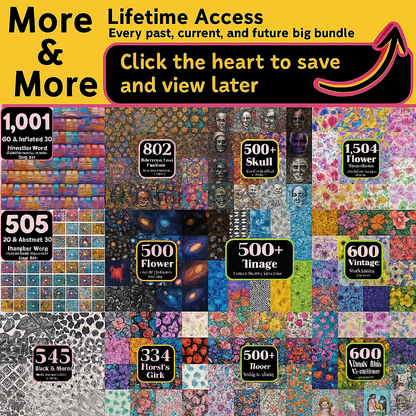 Seamless Patterns Mega Bundle: 30,000+ Digital Papers & Backgrounds (Lifetime Access, Commercial Use)