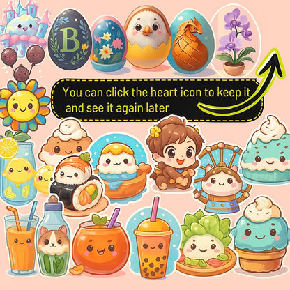 Sticker Mega Bundle: 10,000+ Digital Stickers (Printable PNG Files, Instant Download)